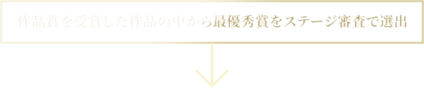 作品賞を受賞した作品の中から最優秀賞をステージ審査で選出